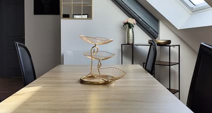 At the foot of the Château d'Isenbourg, beautiful new 70m² F4 apartment with garden!