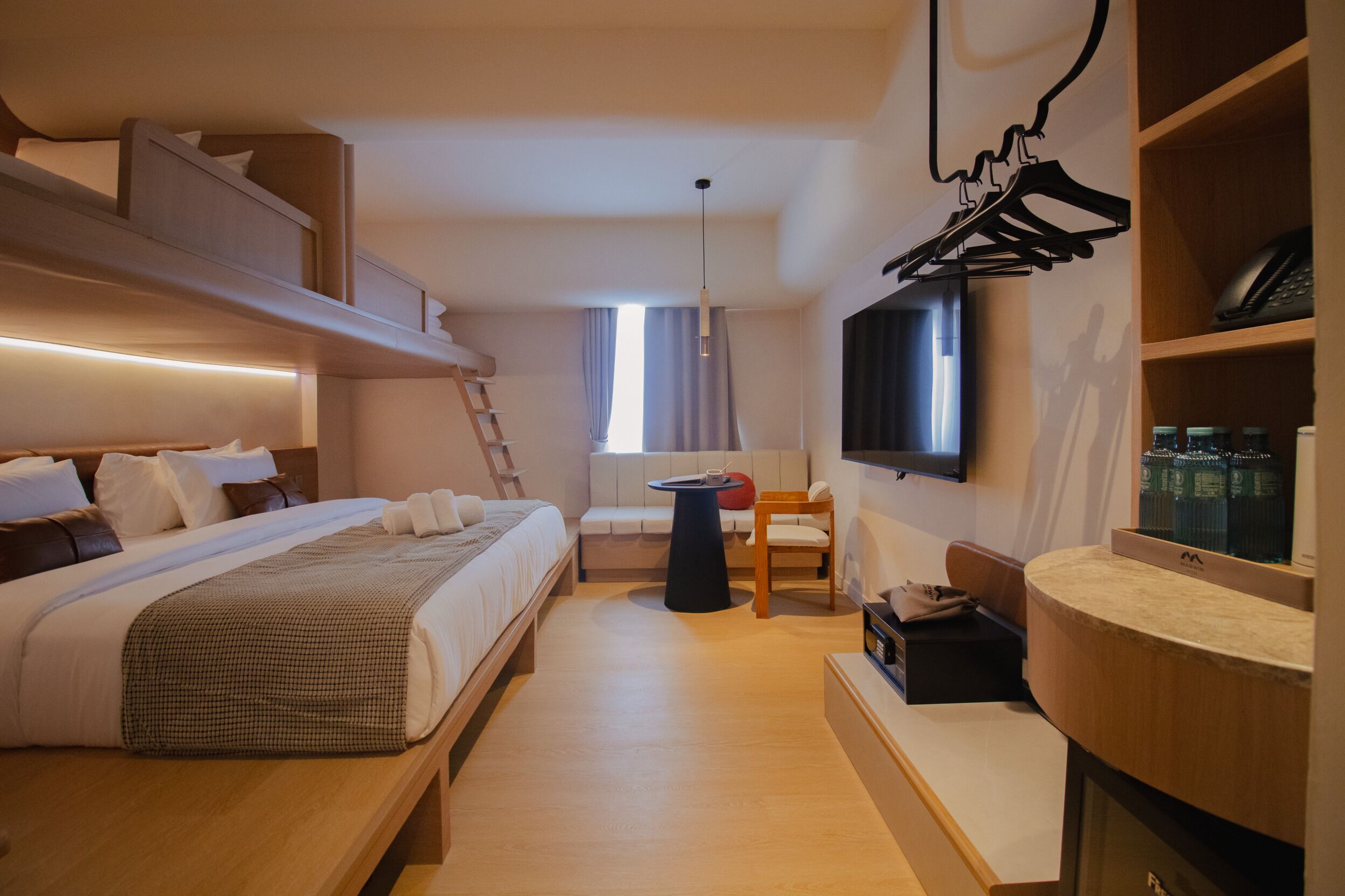 Chambre quadruple familiale | Vue de la chambre