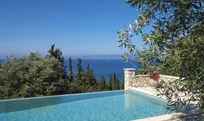 Pool - Stylish Villa with Outstanding Sea Views near Beach Tavernas (Paxos)