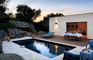Una piscina riscaldata