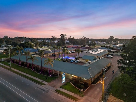 Ansicht von oben. Pinjarra Resort