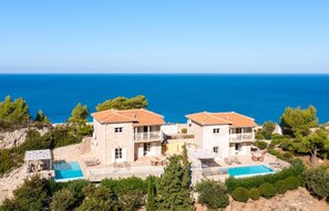 Exterior - Cosy Villa with Sea-and-Mountain Views near Agios Nikitas (Lefkada)