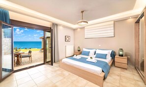 4 bedrooms, iron/ironing board - Spacious Seaside Villa with Pool, Garden and Direct Sea Access (Zakynthos)
