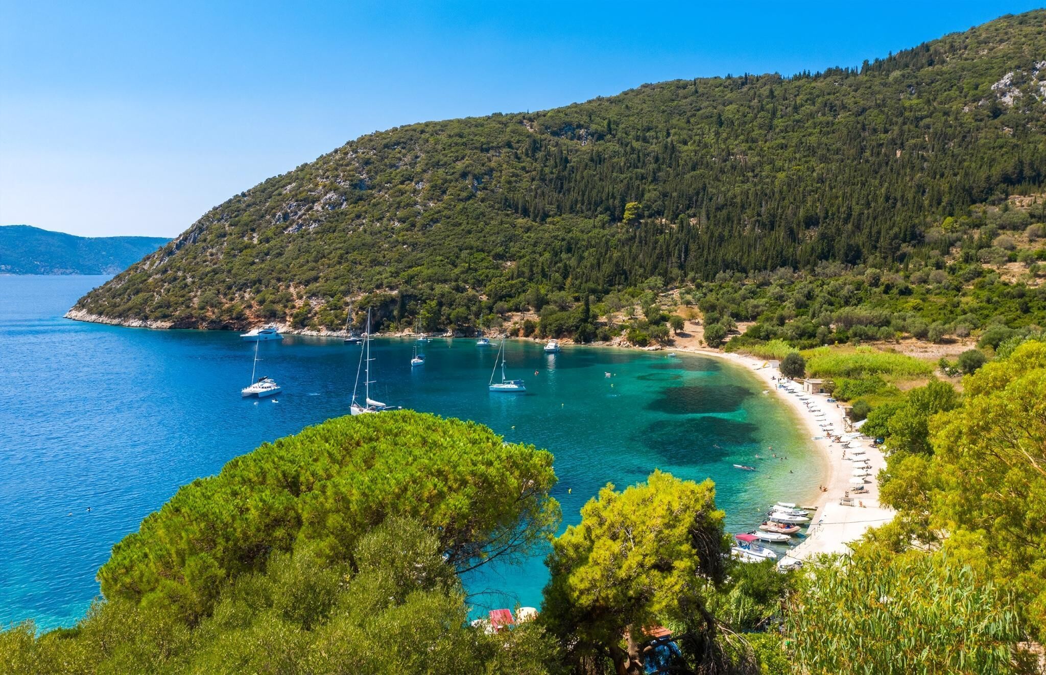 Beach nearby, sun-loungers