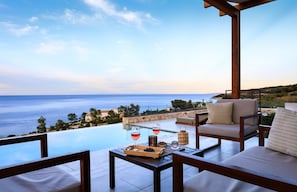 Pool - Stylish Contemporary Villa with Spectacular Sea Views near Cove (Zakynthos)