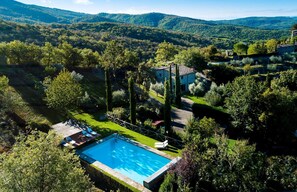 Una piscina riscaldata