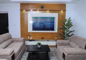 Deluxe Apartment, Balcony, City View | Living area - Adunola Serviced  Apartment  (Lagos)