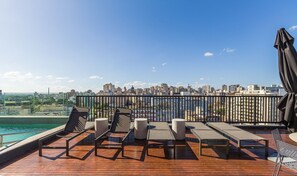 Terrace/patio - Condominium w/ Complete Leisure Facilities and Unbeatable Location in POA - Bles (Porto Alegre)