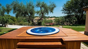 Una piscina riscaldata