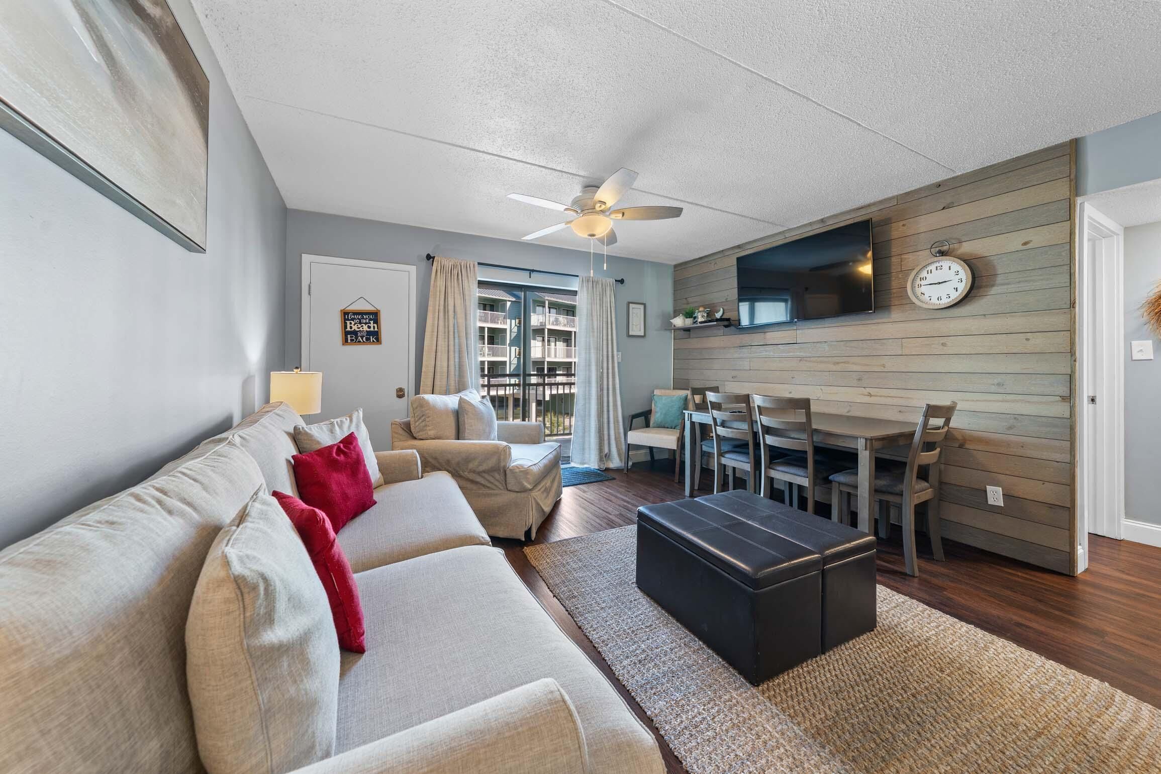 Condo, 1 Queen Bed with Sofa bed (Sugar Beach 117 - Sandy Feet Retreat) | Living area