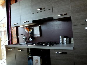 Fridge, oven, cookware/dishes/utensils - Miniloft-Siedlung mit Schwimmbad by Interhome (Dogliani)