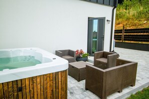 Terrace/patio - A comfortable house in Kashubia for 5 people (Krzeszna)