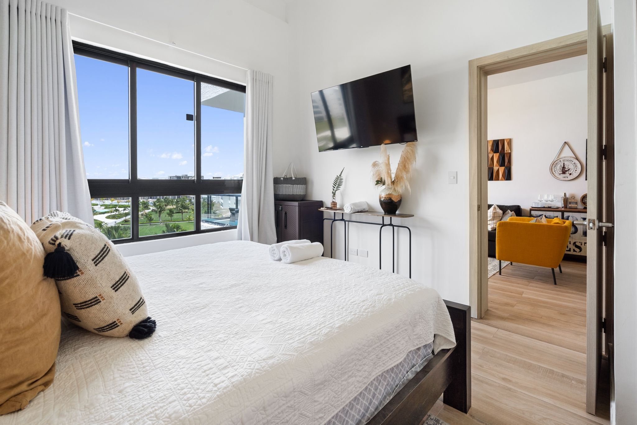 1 室のベッドルーム、アイロン / アイロン台、インターネット、ベッドシーツ