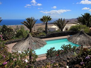 Una piscina riscaldata