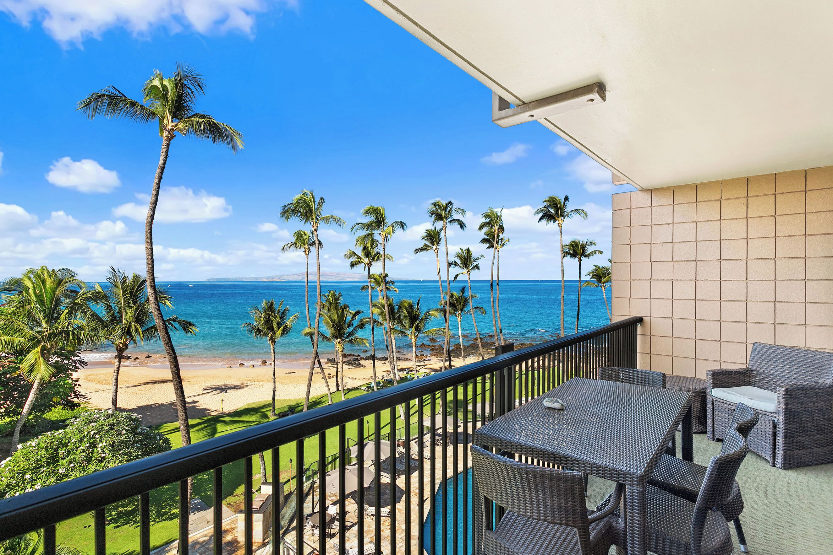 Bloc d'apartaments, diversos llits, balcó, vistes a l'oceà (Mana Kai 410) | Àrea exterior de l'allotjament