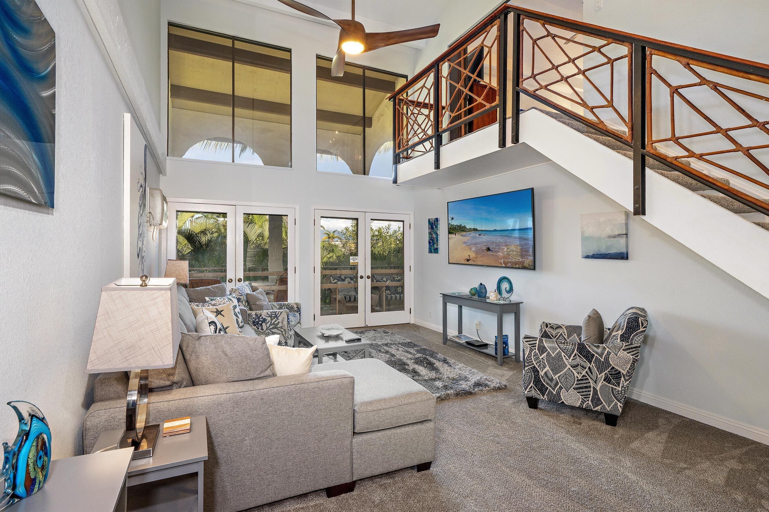 Condo, Multiple Beds, Balcony, Garden View (Maui Hill 70) | Living area