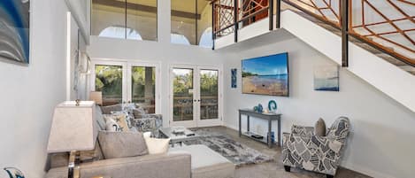 Appart'hÎtel, plusieurs lits, balcon, vue jardin (Maui Hill 70) | Coin séjour