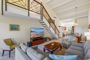 Condo, Multiple Beds, Balcony, Ocean View (Maui Hill 116) | Living area - Maui Hill (Kihei)