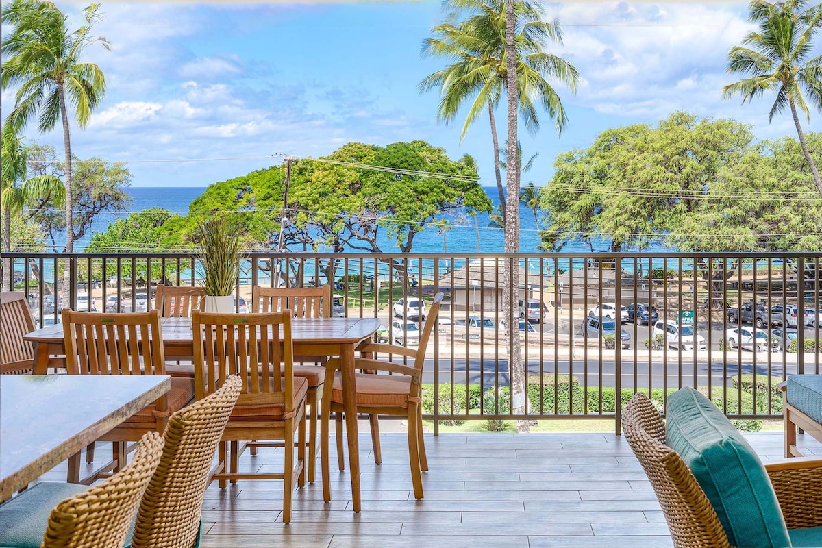 Condo, Berbilang Katil, Balcony, Ocean View (Maui Parkshore 410) | Tempat makan luar