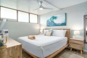 Apartment, Mehrere Betten, Balkon, Meerblick (Maui Parkshore 410) | 2 Schlafzimmer, individuell dekoriert, individuell eingerichtet