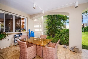 公寓客房, 多張床, 陽台, 花園景觀 (The Palms at Wailea 705) | 室外用餐