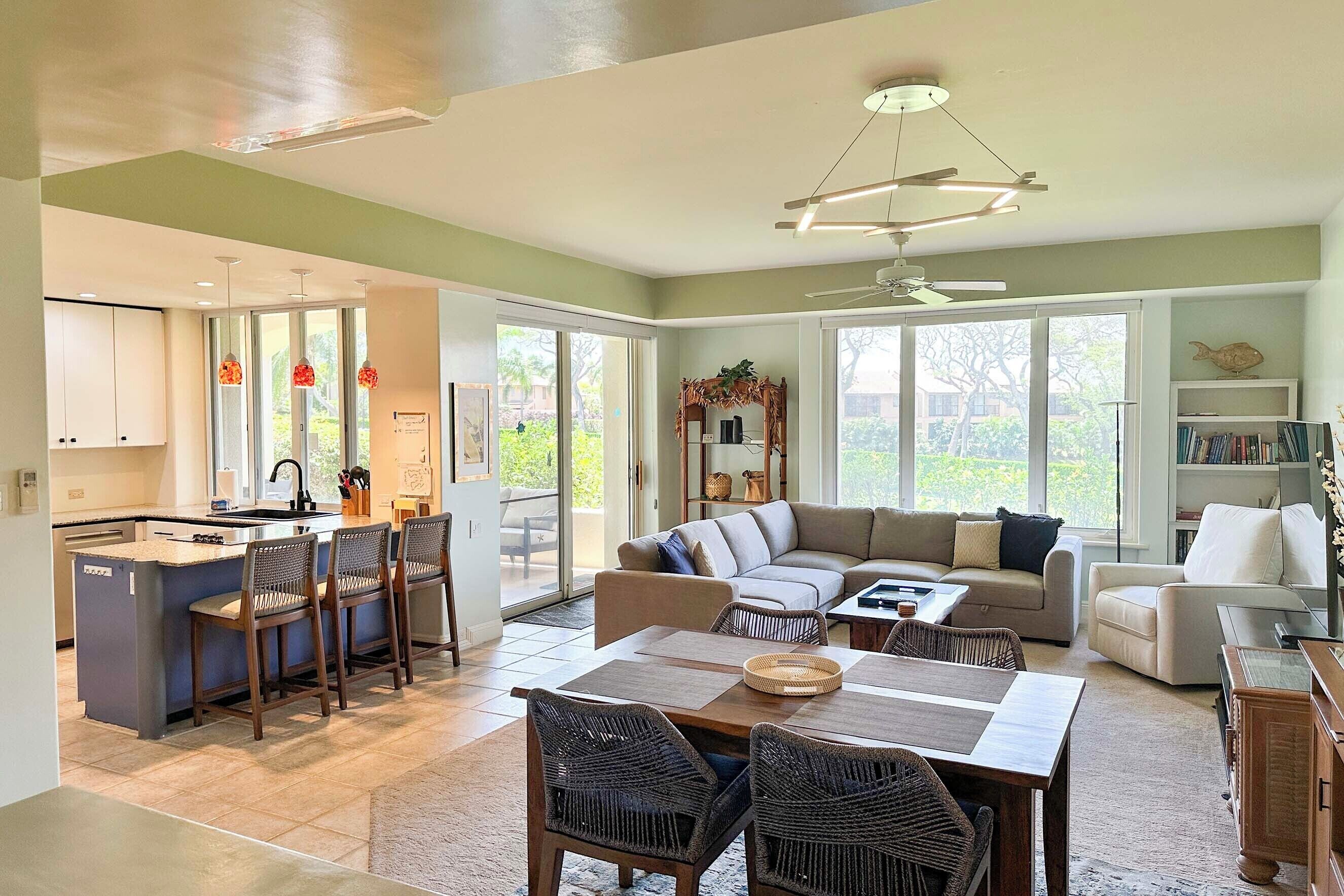 Condo, Multiple Beds, Garden View (The Palms at Wailea 1805) | Living area