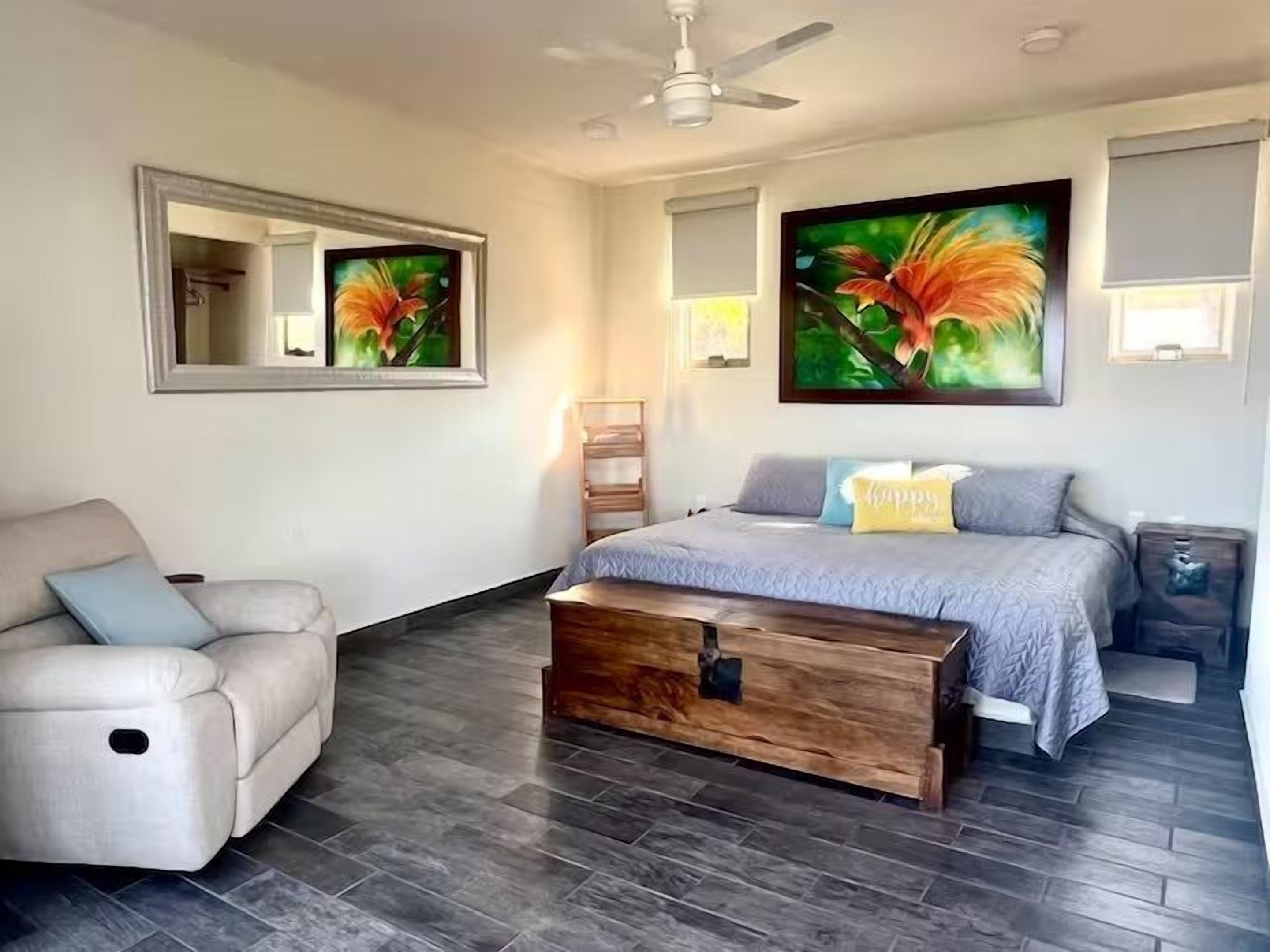 Superior Penthouse, Beach View | Desk, laptop workspace, iron/ironing board, free WiFi