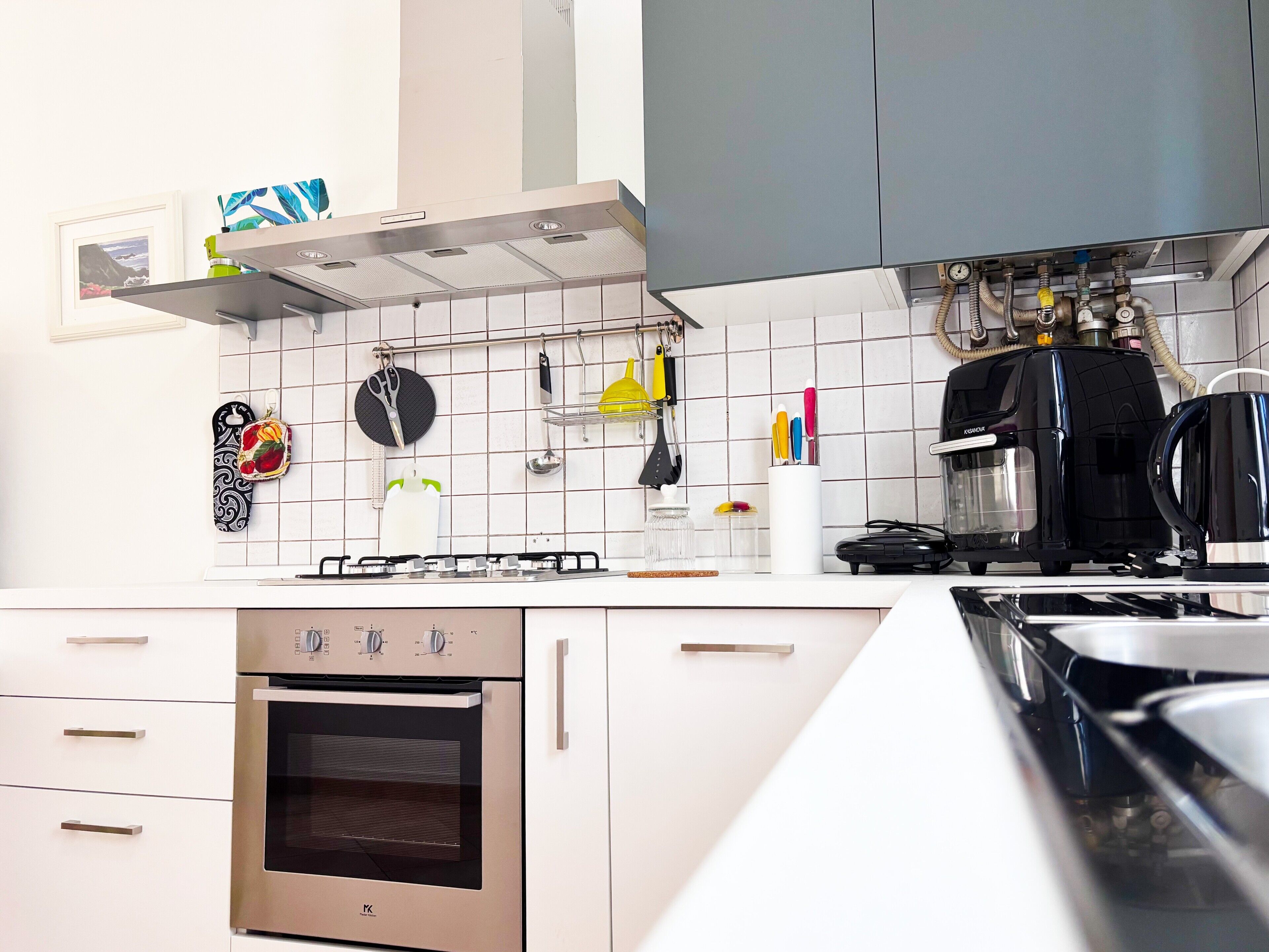 Kühlschrank, Ofen, Herdplatte, Geschirrspüler