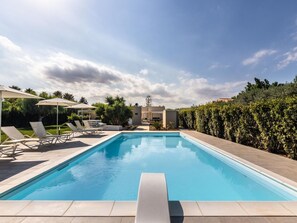 Una piscina riscaldata
