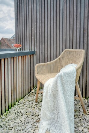 Deluxe Studio Suite, Balcony, Mezzanine | Terrace/patio - ROMY Ghent - Brabantdam (Ghent)