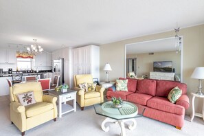 Smart TV - Smuggler's Cove 205, 2BR 2BA Oceanfront Condo in Atlantic Beach! (Atlantic Beach)
