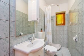 Suihku, hiustenkuivaaja, pyyhkeet