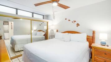 Huoneisto, 1 suuri parisänky ja vuodesohva, parveke, valtamerinäköala (Kihei Akahi C-608) | 1 makuuhuone, yksilöllisesti sisustettu, yksilöllisesti kalustettu