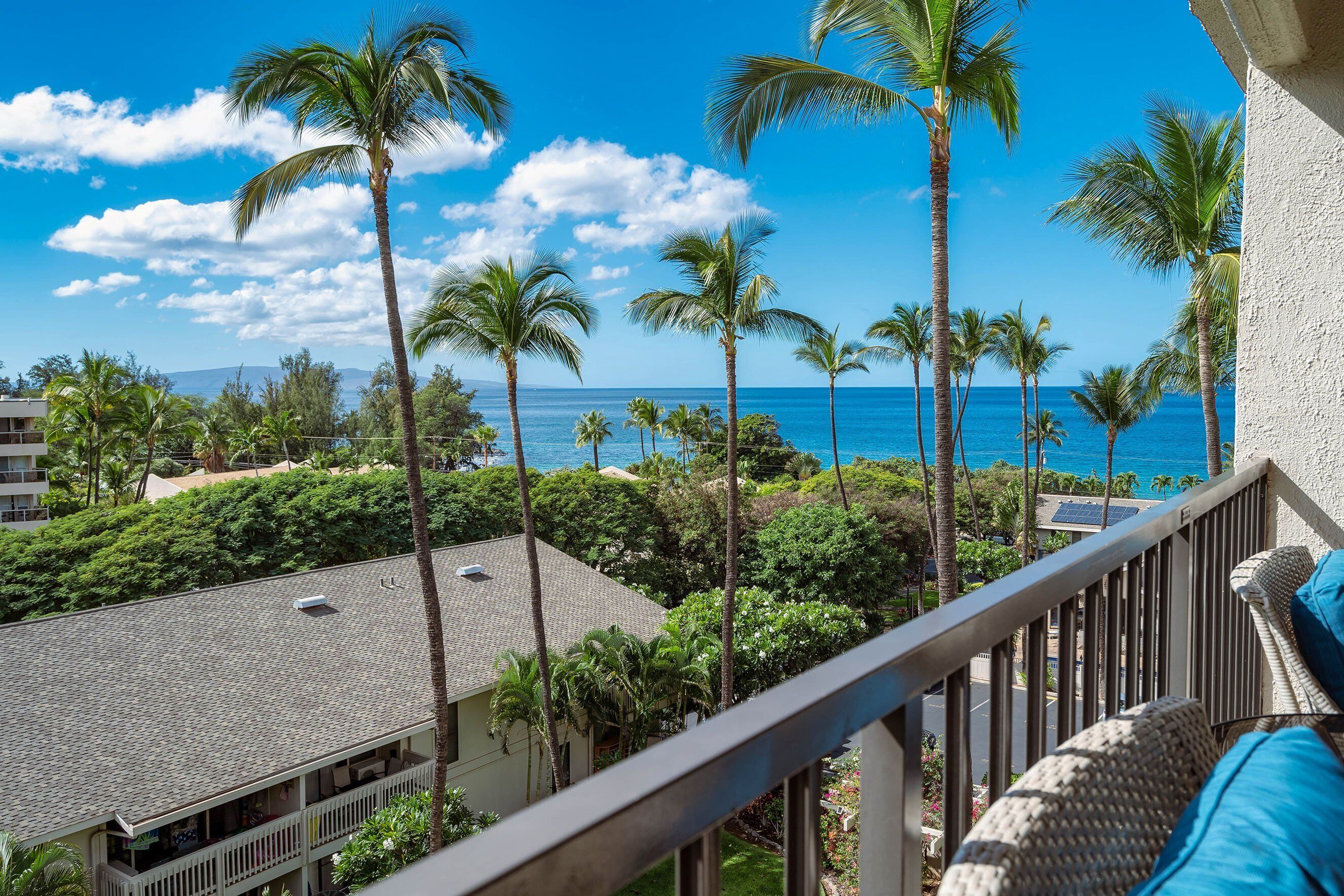 Condo, 1 King Bed with Sofa bed, Balcony, Ocean View (Kihei Akahi C-608) | View from room