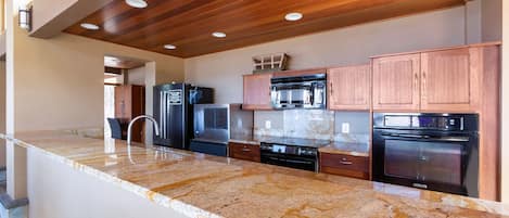 Condo, Multiple Beds, Balcony, Ocean View (Wailea Elua Village 805) | Private kitchen | Coffee/tea maker, dining tables