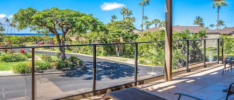 コンドミニアム ベッド (複数台) バルコニー オーシャンビュー (Wailea Elua Village 805) | テラス / パティオ