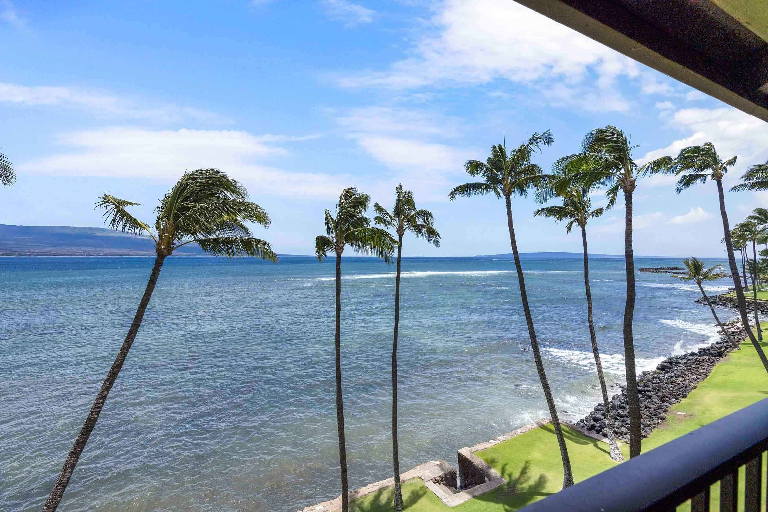 Leilighet, flere senger, balkong, havutsikt (Lauloa 410) | Utsikt fra rommet