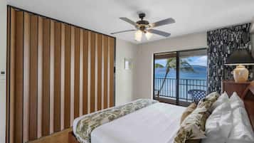 Kondominium, Beberapa Tempat Tidur, balkon, pemandangan samudra (Lauloa 410) | 2 kamar tidur dan didekorasi berbeda-beda