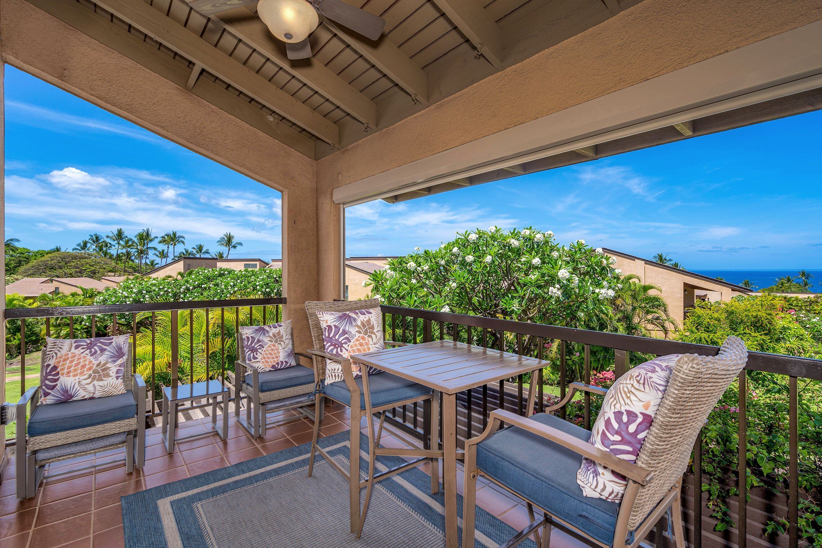 Condo, 1 King Bed with Sofa bed, Balcony, Ocean View (Wailea Ekahi 39E) | Outdoor dining