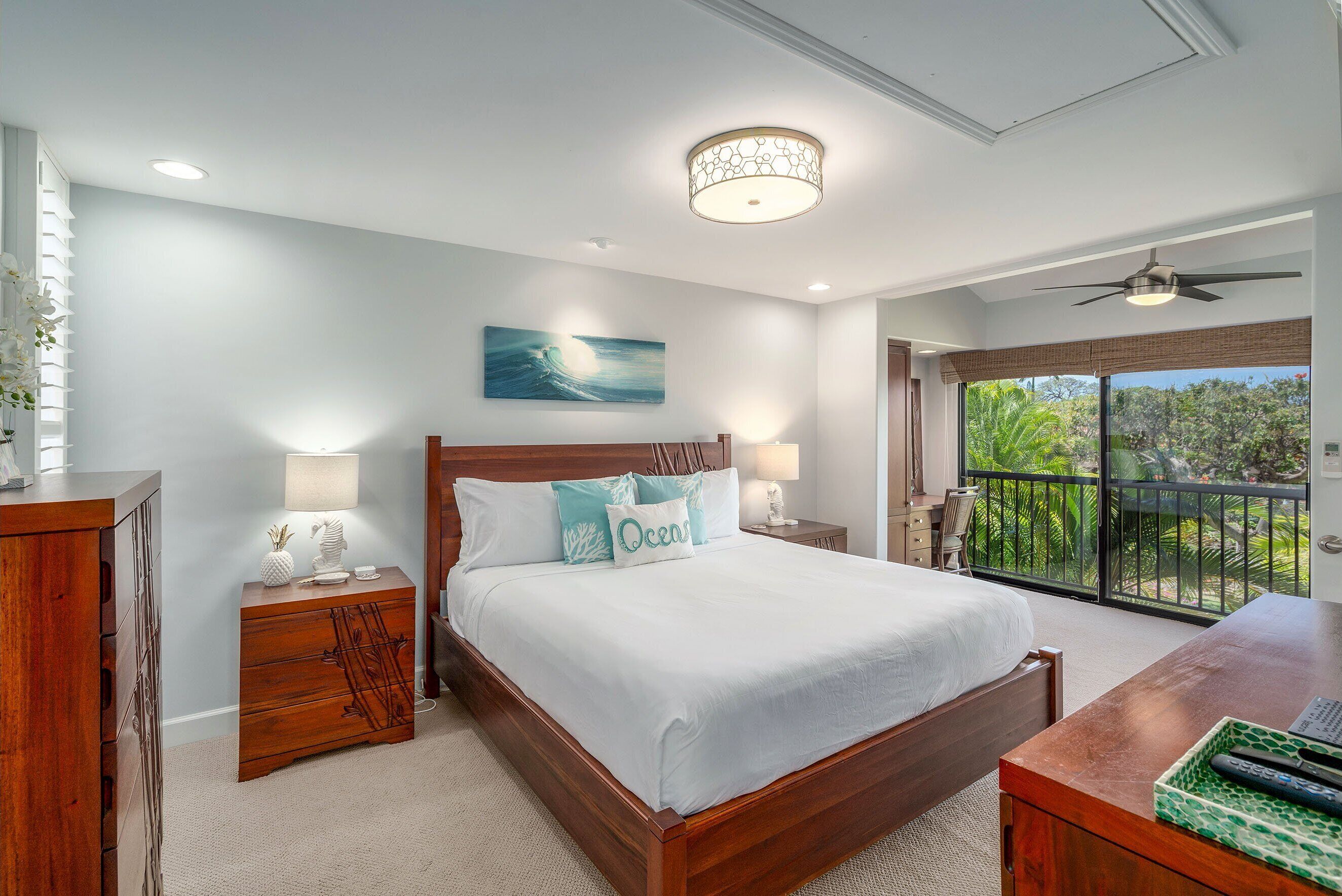 Condo, 1 King Bed with Sofa bed, Balcony, Ocean View (Wailea Ekahi 39E) | 1 bedroom, individually decorated, individually furnished, bed sheets