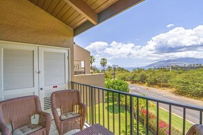Condo, Multiple Beds, Balcony, Ocean View (Kamaole Sands 4-409) | View from room - Experience Kamaole Sands 4-409 - Ocean Views, Spacious, Renovated, Wi-fi, AC! (Kihei)