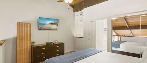 Leilighet, flere senger, balkong, havutsikt (Kamaole Sands 4-409) | 2 soverom, individuelt dekorert, individuelt innredet og sengetøy