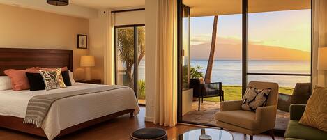 Condo, Multiple Beds, Balcony, Ocean View (Lauloa 106) | 2 bedrooms, individually decorated, individually furnished, bed sheets