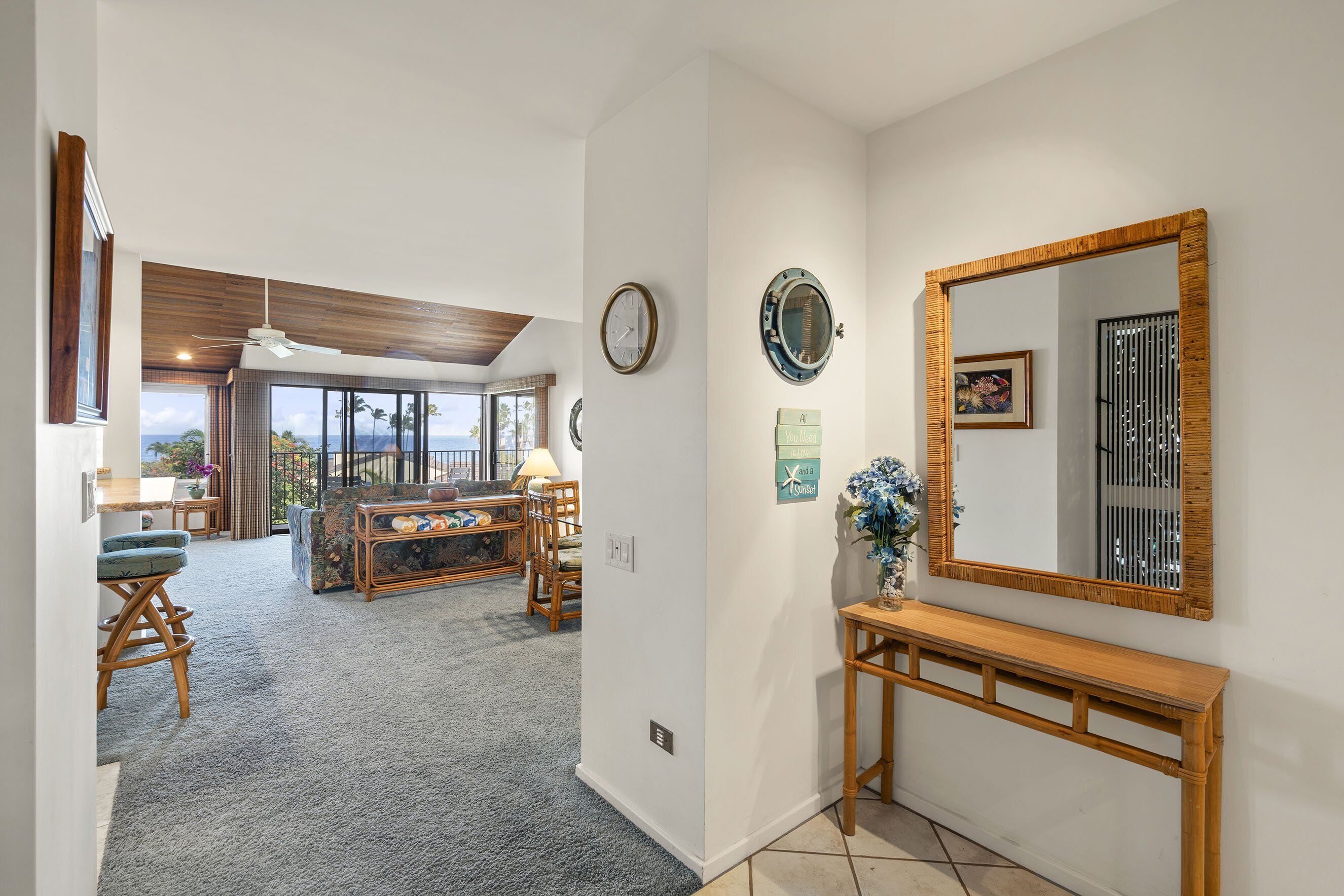 Leilighet, flere senger, balkong, havutsikt (Wailea Elua Village 808) | Innvendig