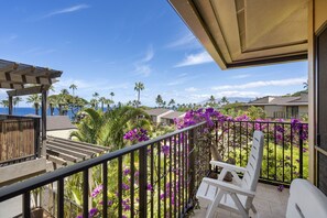 Condo, Multiple Beds, Balcony, Ocean View (Wailea Elua Village 808) | View from room - Wailea Elua 808 - Scenic Ocean Views, Classic Wailea Charm, Central AC, Wi-fi (Kihei)