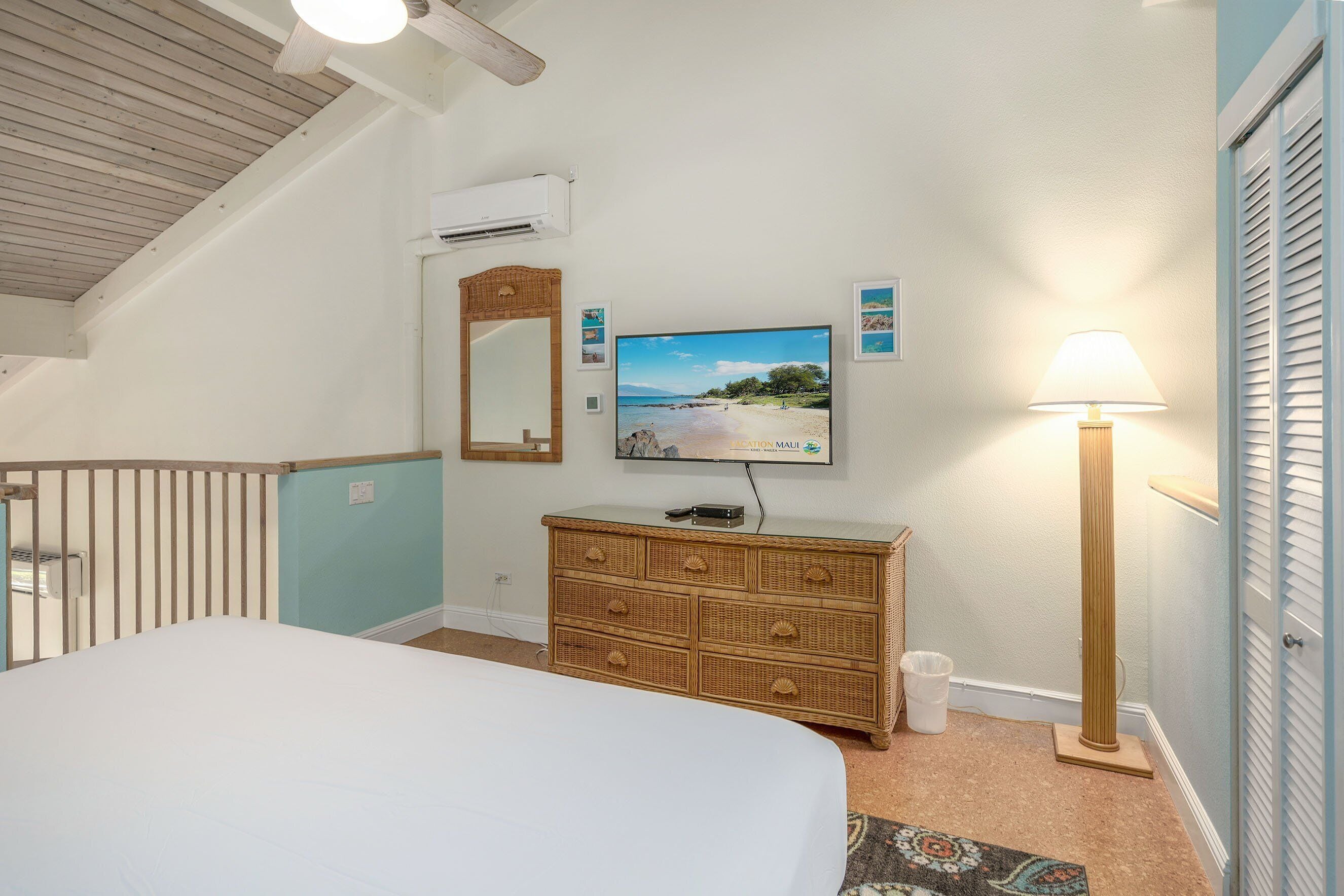 Leilighet, flere senger, lanai, havutsikt (Kamaole Sands 1-403) | 2 soverom, individuelt dekorert og individuelt innredet