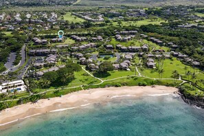 Beach nearby - Wailea Elua 204 - Luxury 1br, 2BA Condo, Stunning Ocean Views & Modern Upgrades (Kihei)