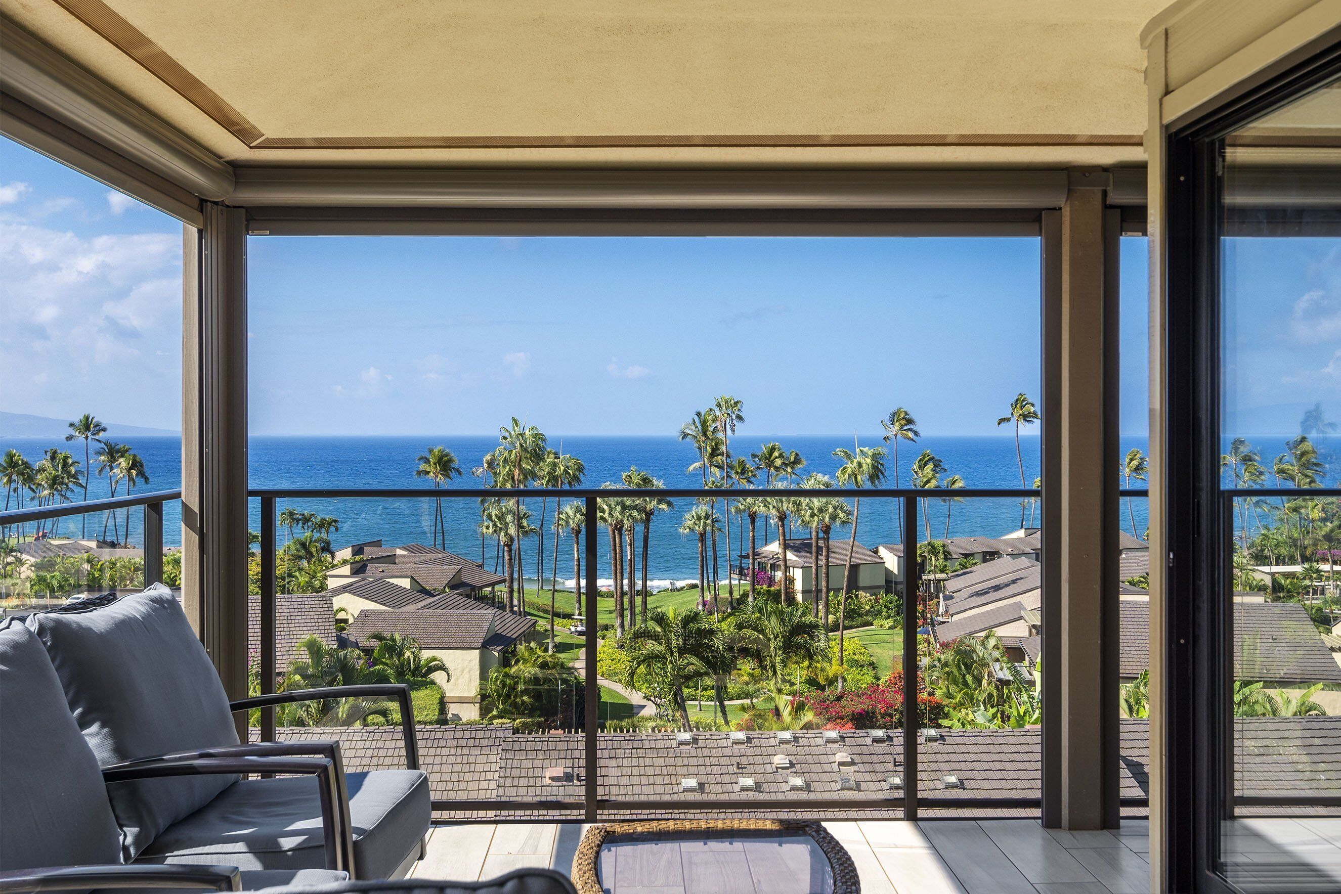 Leilighet, 1 kingsize-seng, balkong, havutsikt (Wailea Elua Village 204) | Innvendig