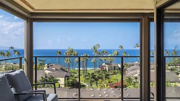 Leilighet, 1 kingsize-seng, balkong, havutsikt (Wailea Elua Village 204) | Innvendig