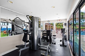 Fitness facility - Wailea Elua 204 - Luxury 1br, 2BA Condo, Stunning Ocean Views & Modern Upgrades (Kihei)